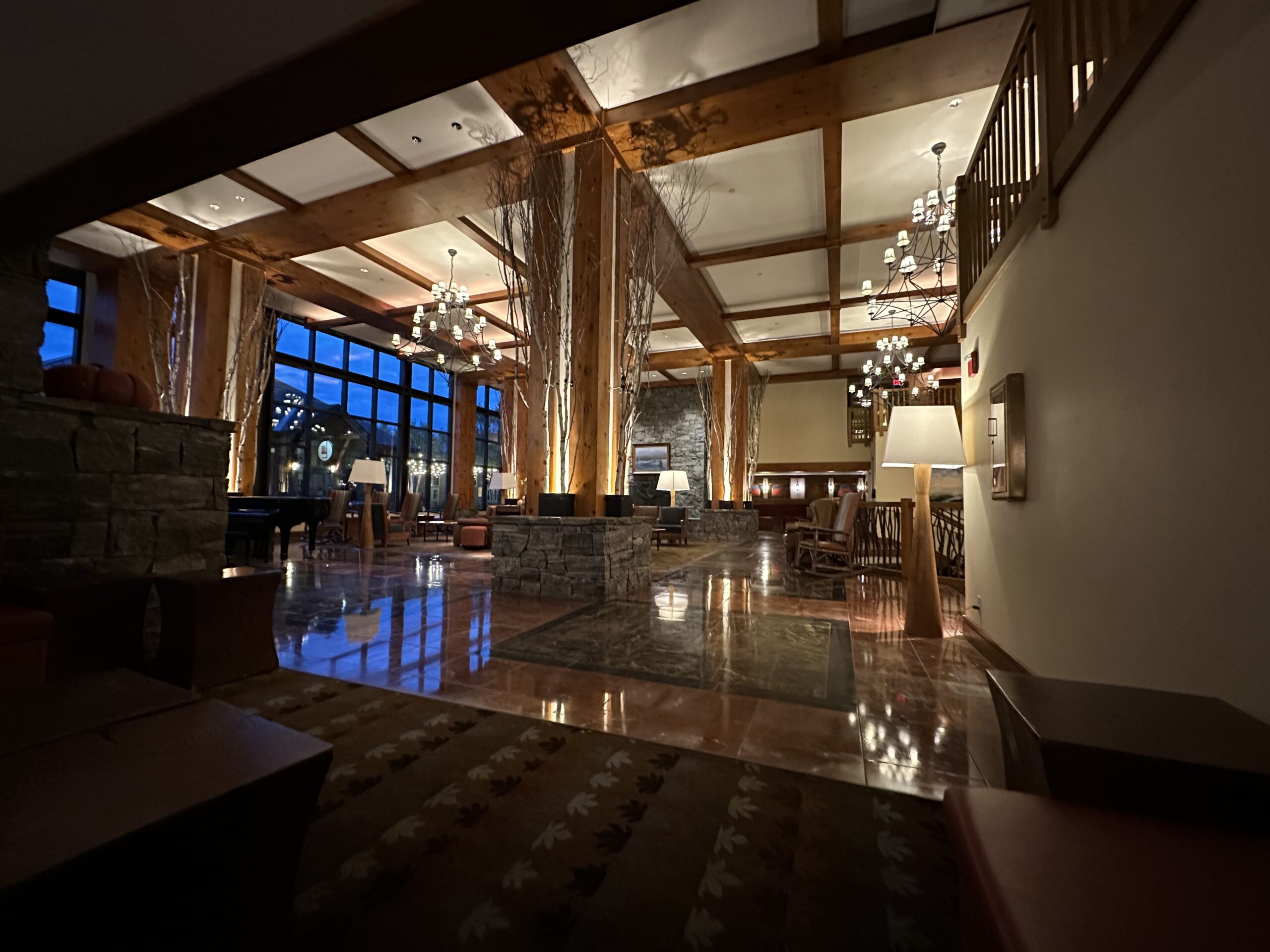 Stowe, Vermont Lobby of Stowe Resort Hyatt