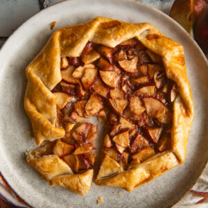 Open Faced Apple Pie Recipe - Lost in Musings Blog