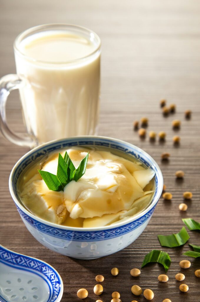 Tofu pudding dessert